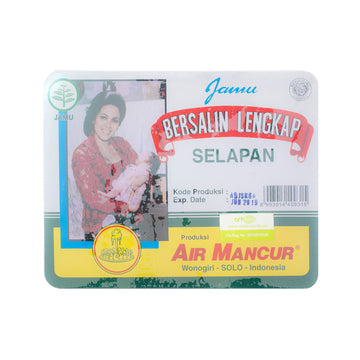 Air Mancur, Jamu Bersalin, Lengkap Selapan Set